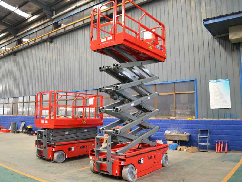 Battery Operated Scissor Lift Platform